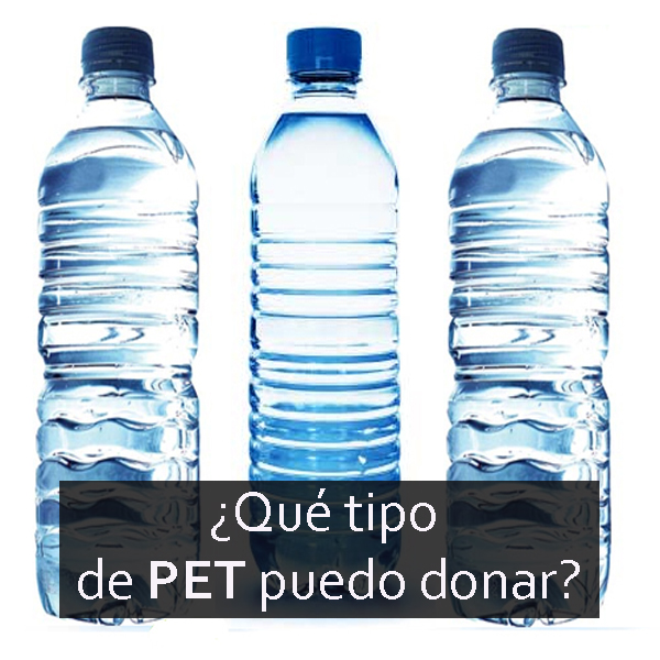 ¿Qué tipo de PET puedo donar?